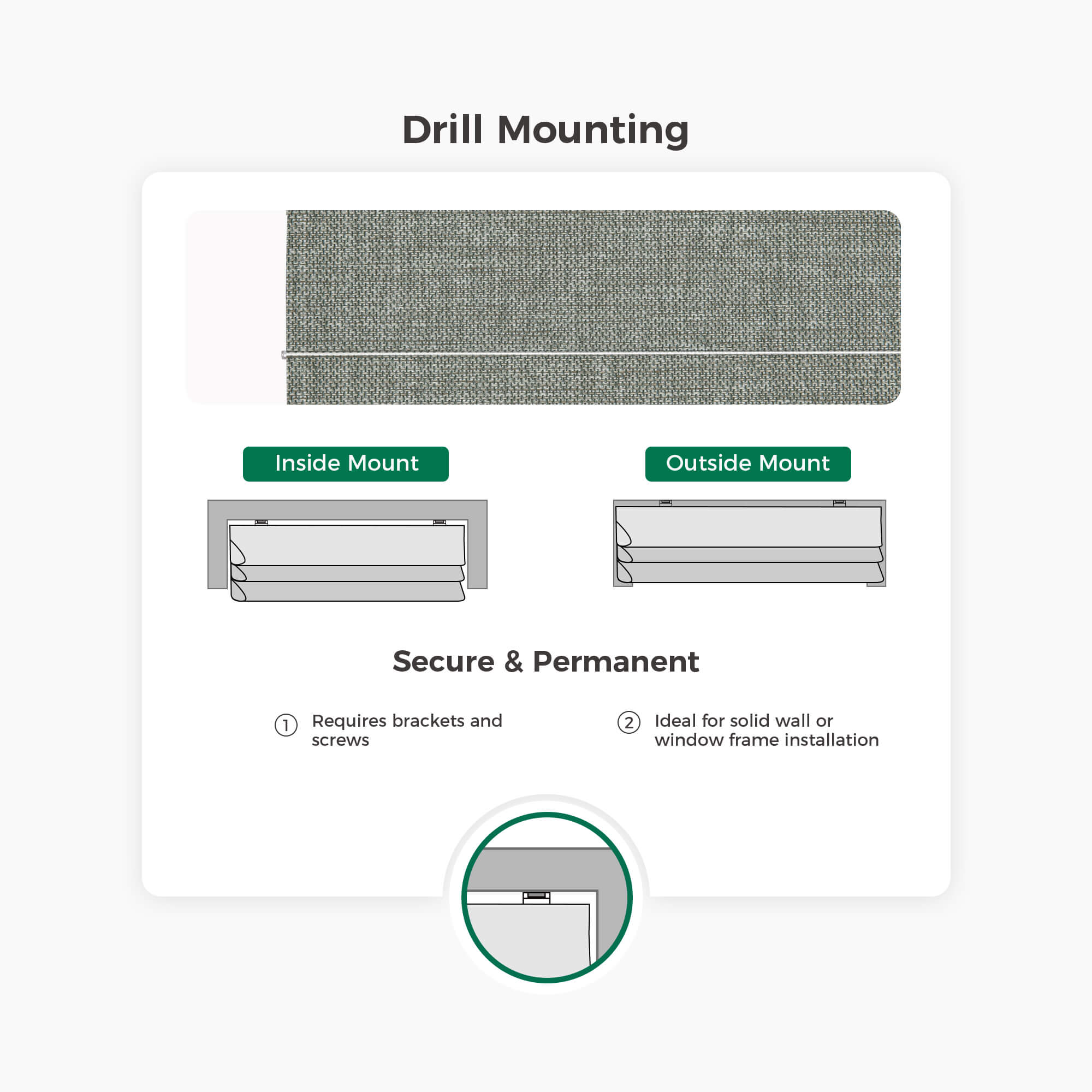 Allesin Motorized Blackout Roman Shades