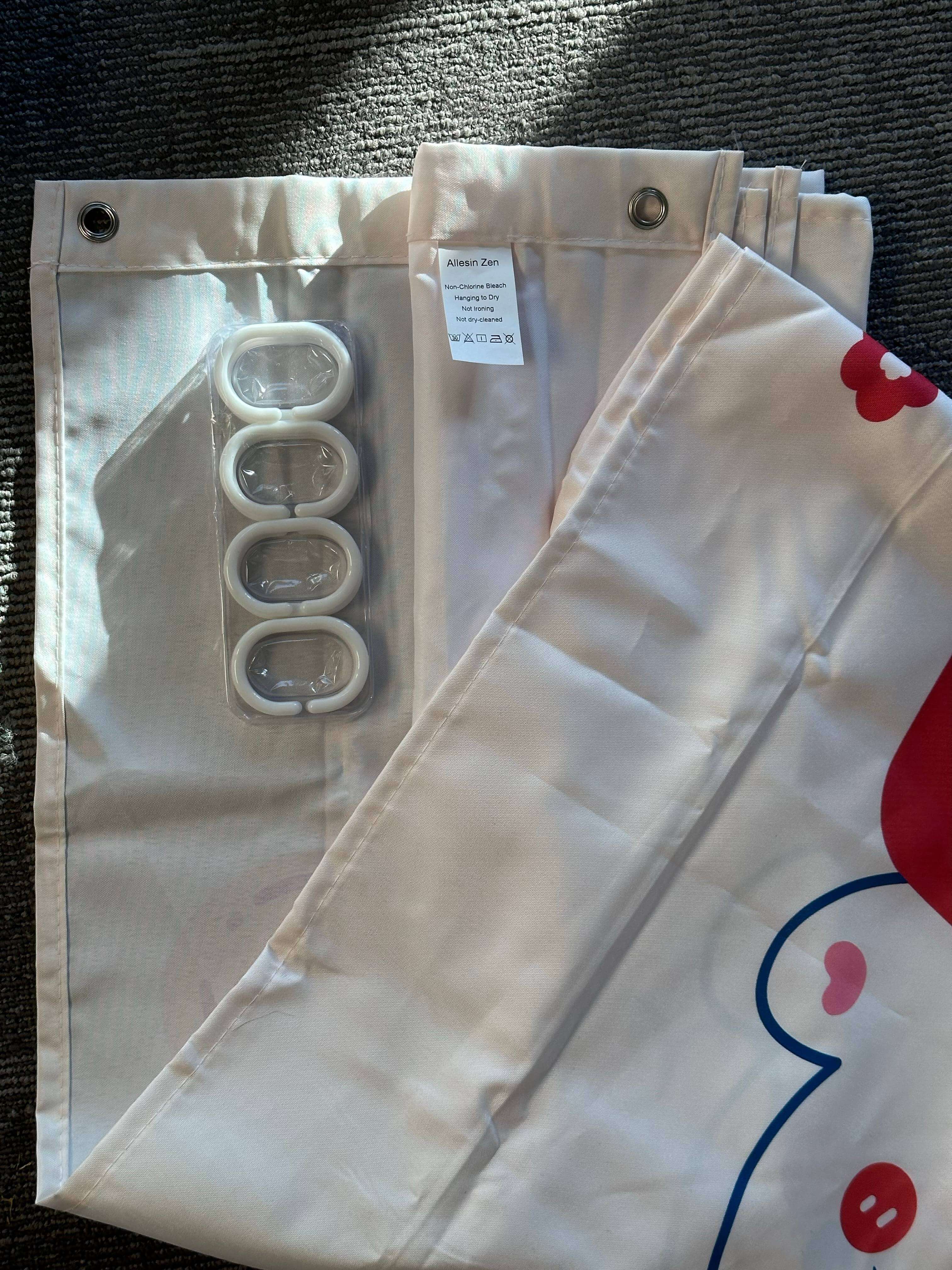 Allesin Zen Shower Curtains of Textile