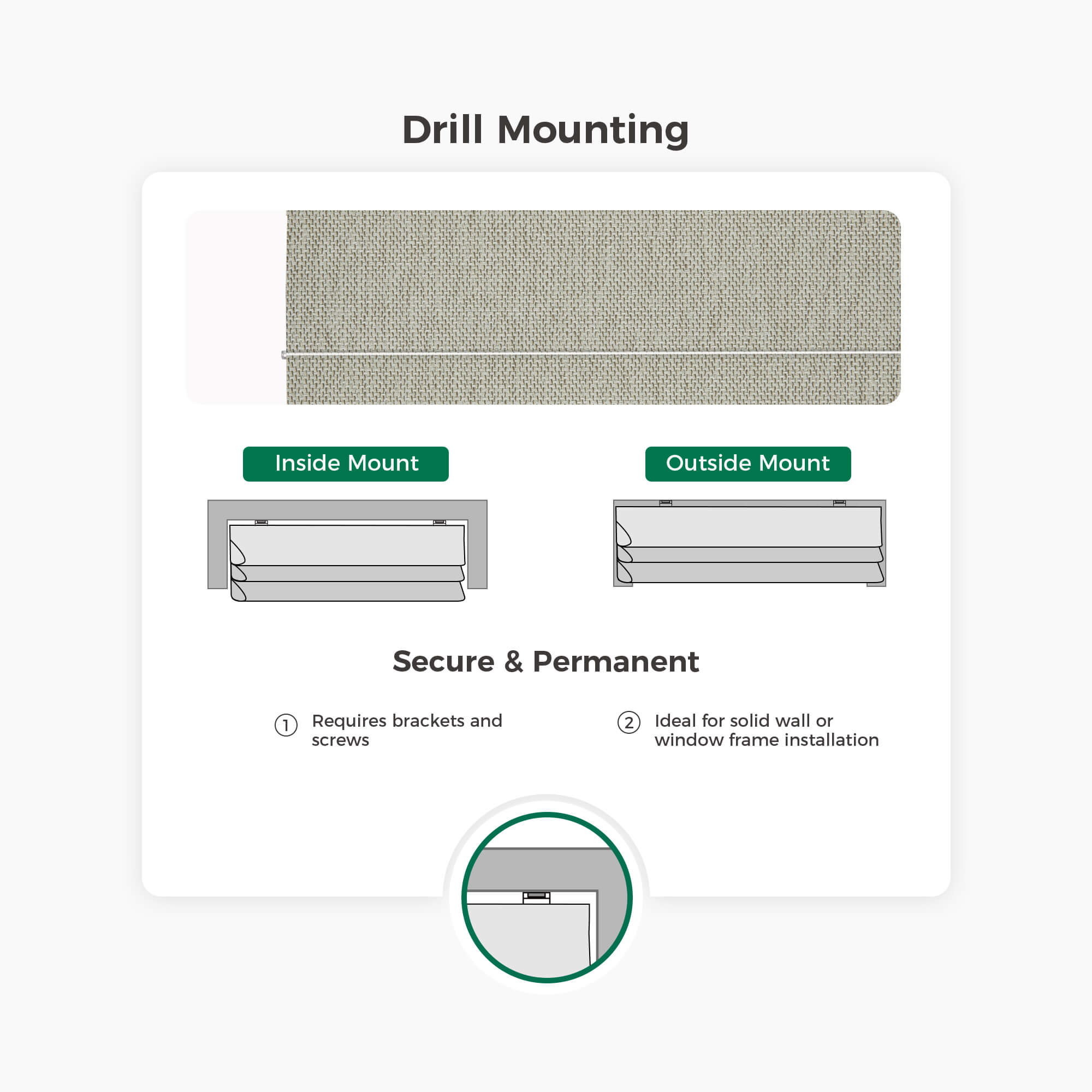 Allesin Motorized Blackout Roman Shades