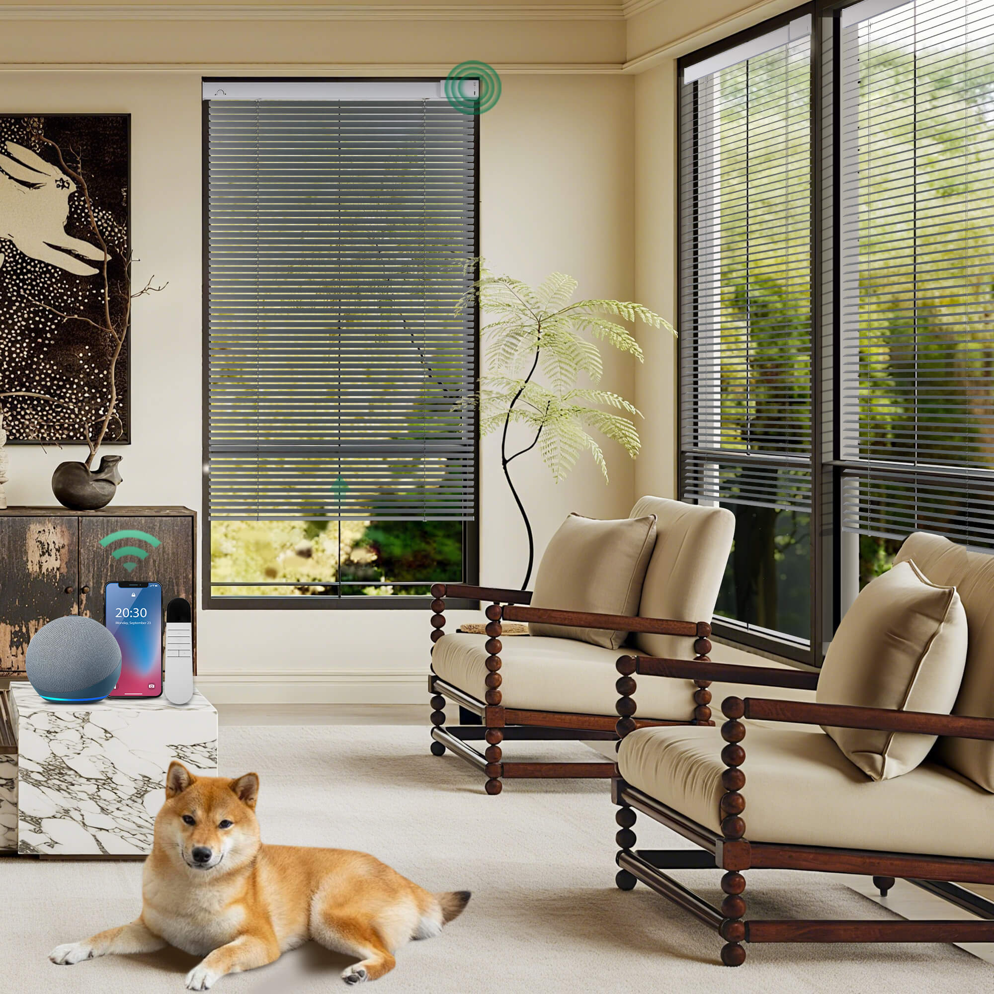 Allesin Motorized Aluminum Blinds