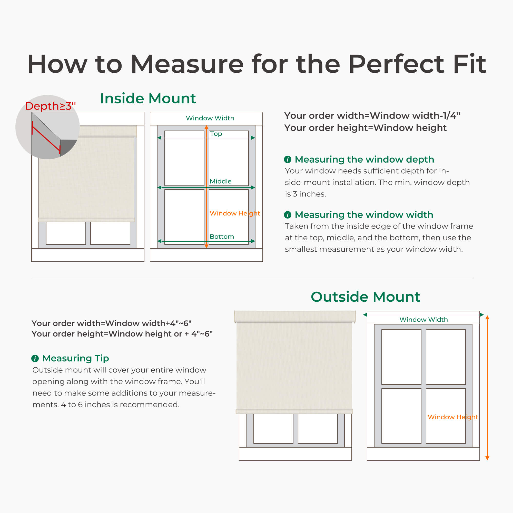 Allesin Dual-Control Blackout Roller Shades | Remote & Manual