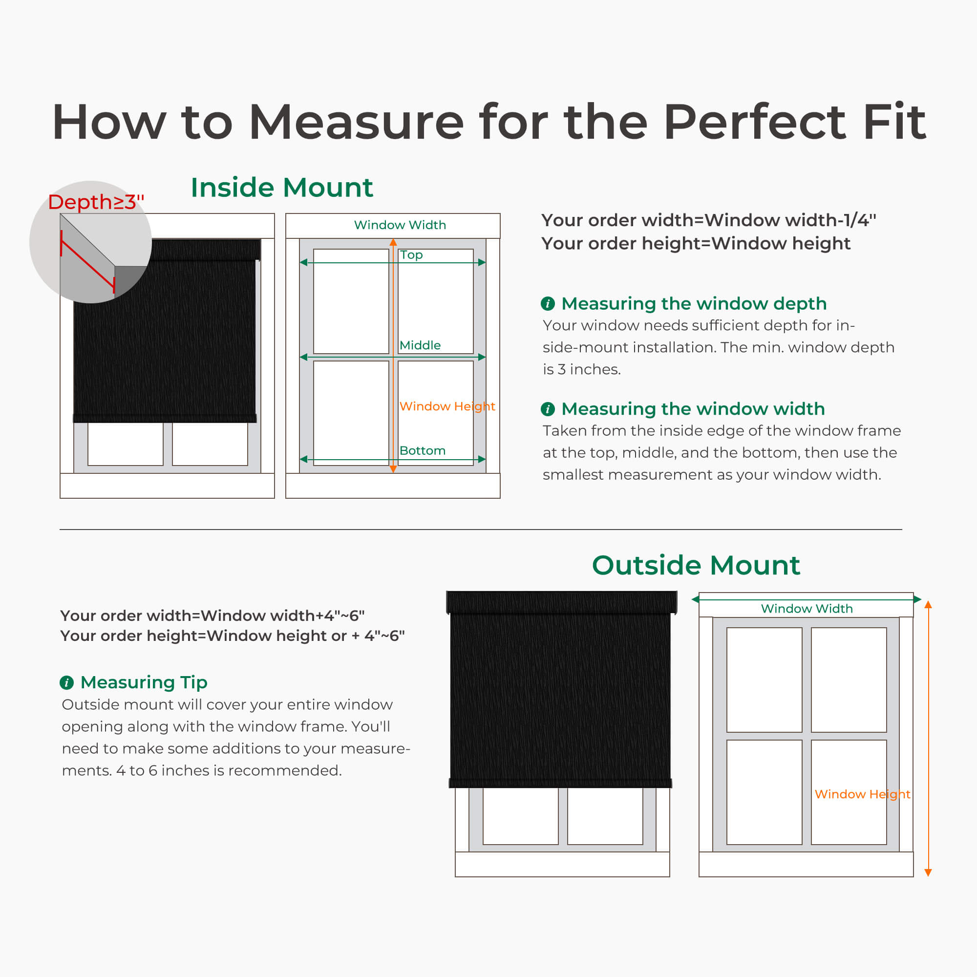 Allesin Dual-Control Blackout Roller Shades | Remote & Manual