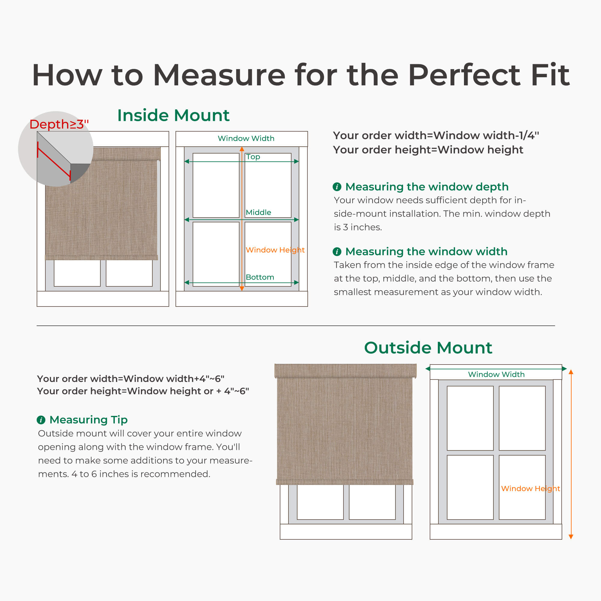 Allesin Dual-Control Blackout Roller Shades | Remote & Manual