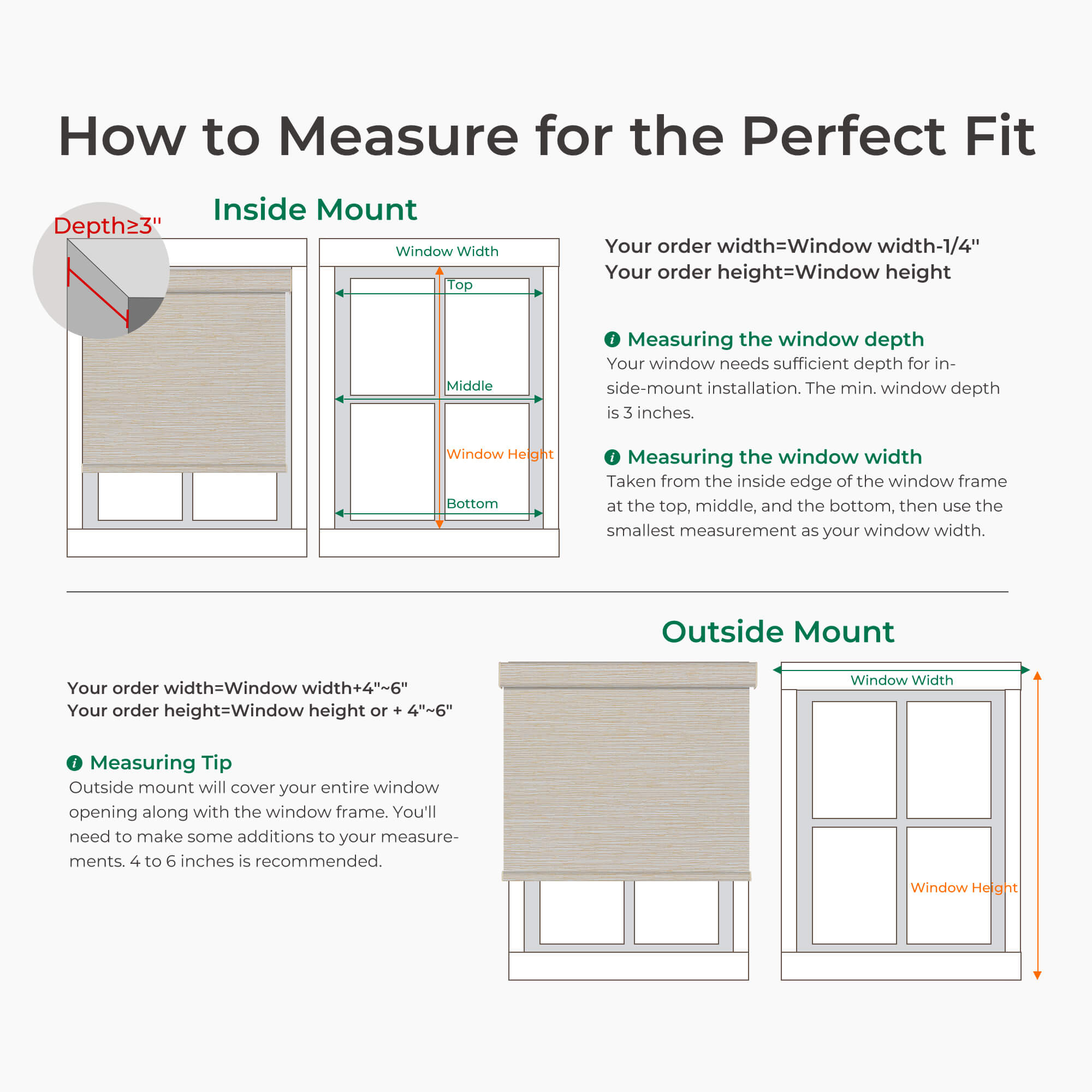 Allesin Dual-Control Blackout Roller Shades | Remote & Manual