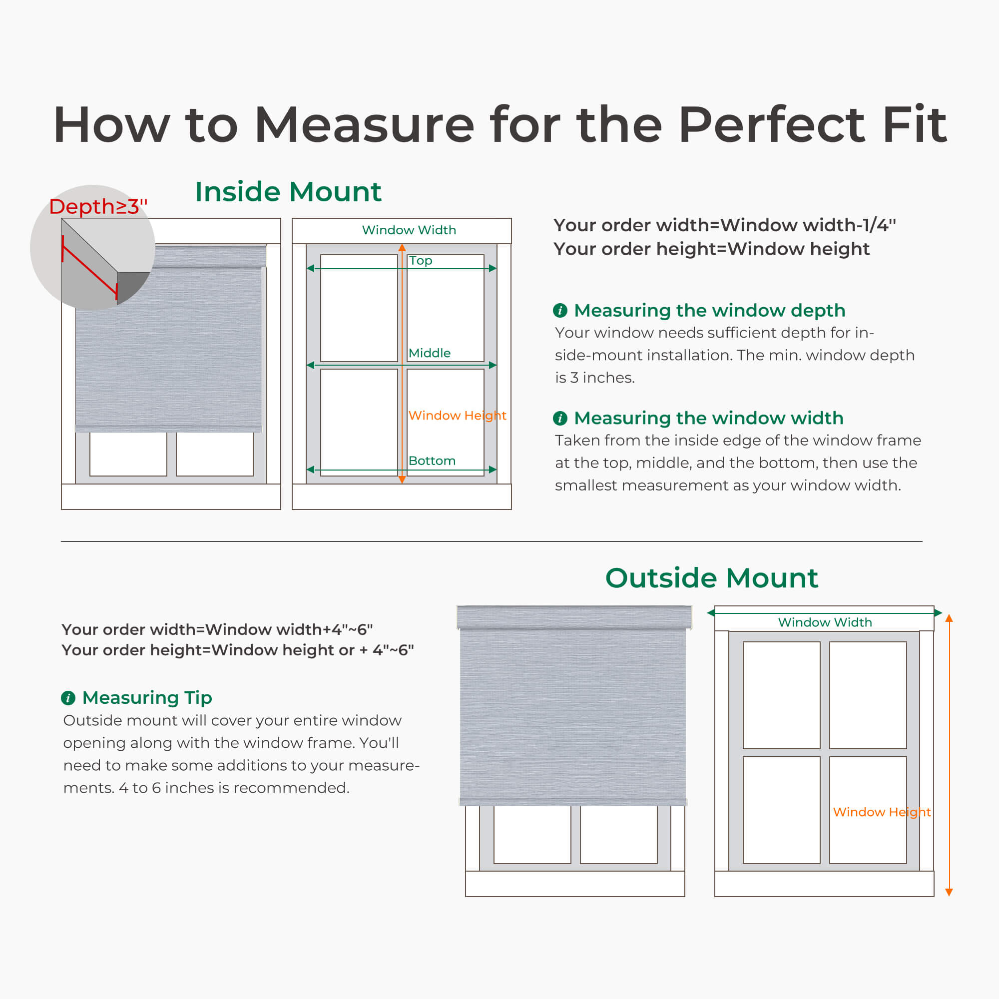 Allesin Dual-Control Blackout Roller Shades | Remote & Manual