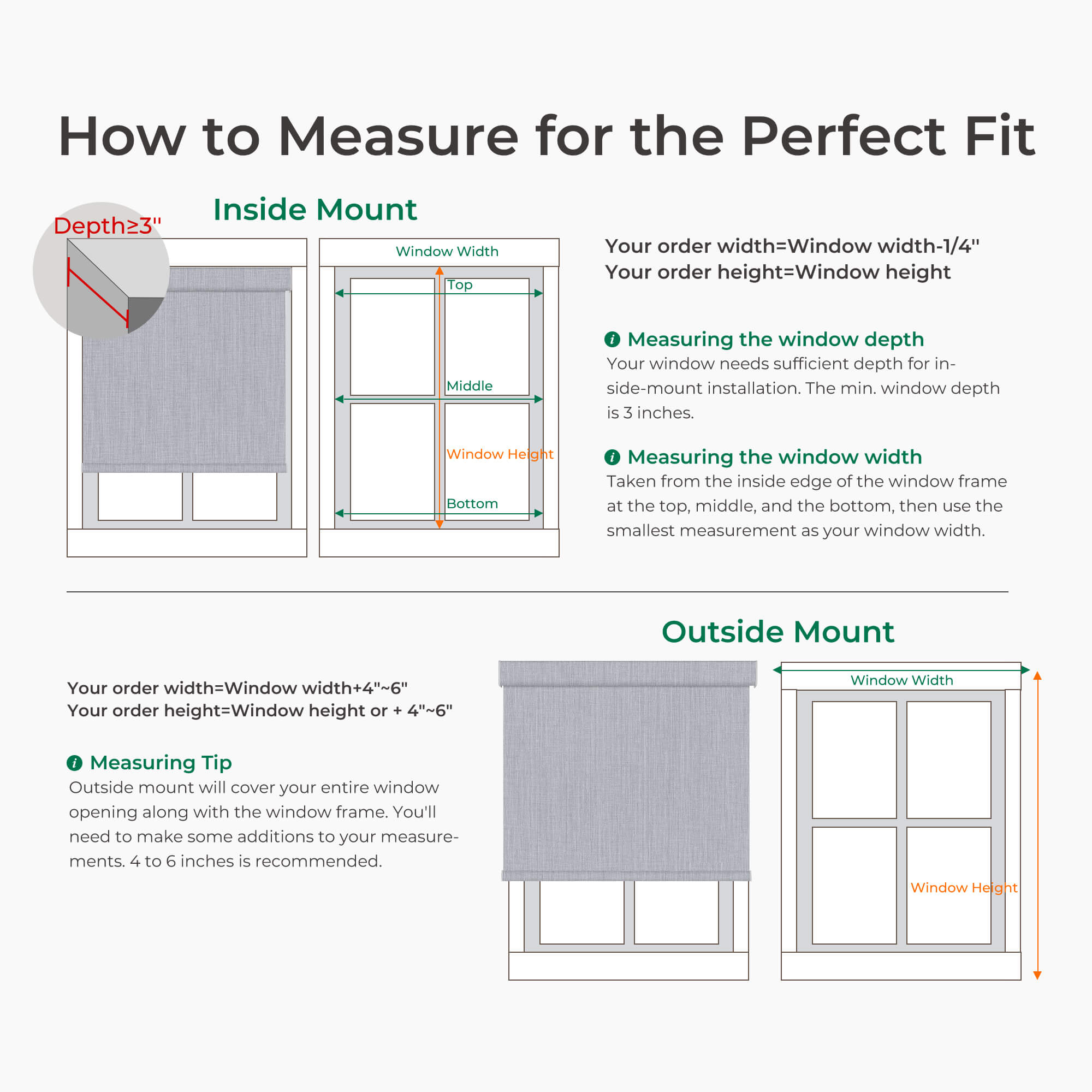 Allesin Dual-Control Blackout Roller Shades | Remote & Manual