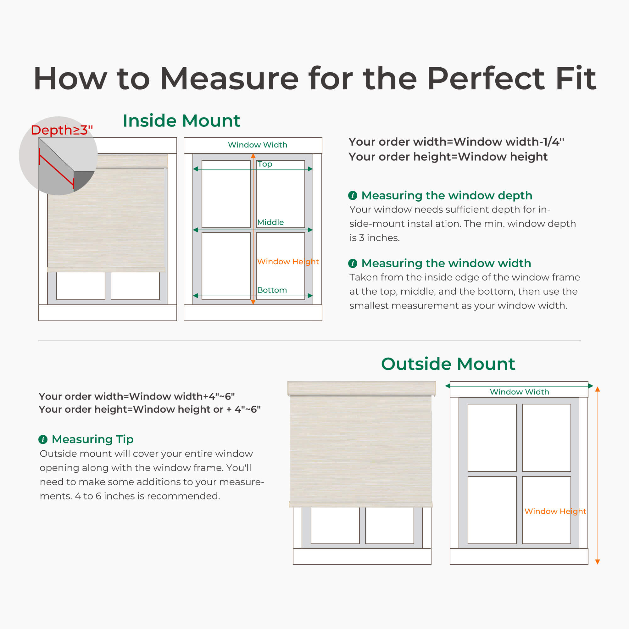 Allesin Dual-Control Blackout Roller Shades | Remote & Manual
