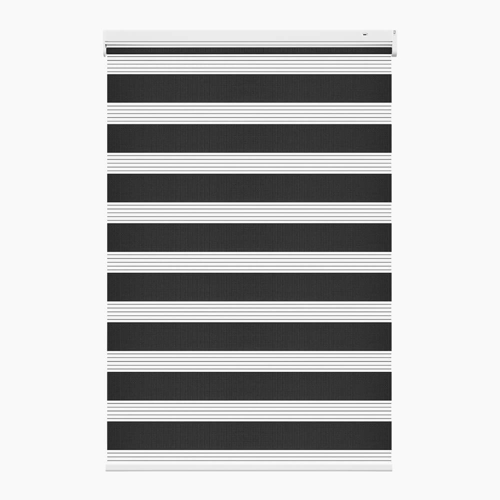Allesin No-Drill Motorized Zebra Shades