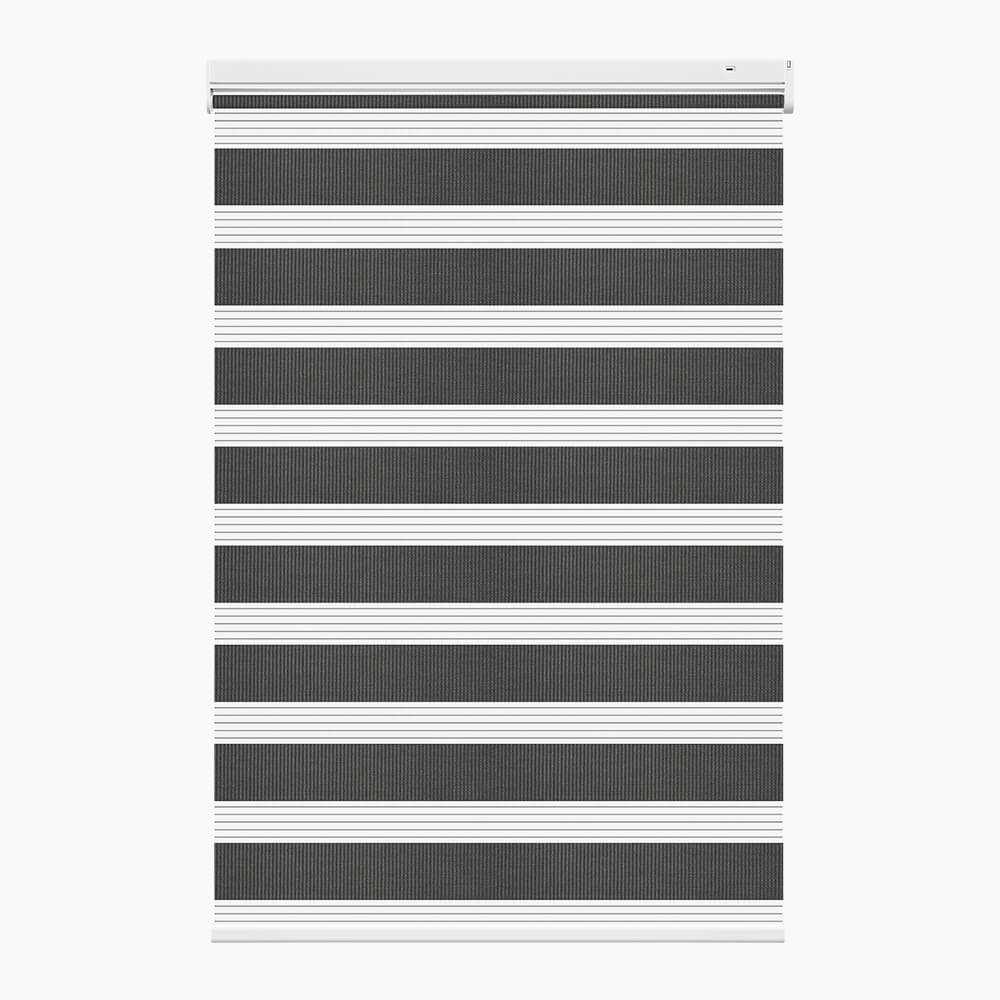 Allesin No-Drill Motorized Zebra Shades