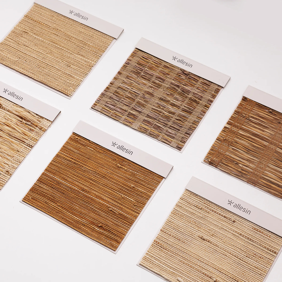 Liv Natural Roman Shades Fabric Booklet