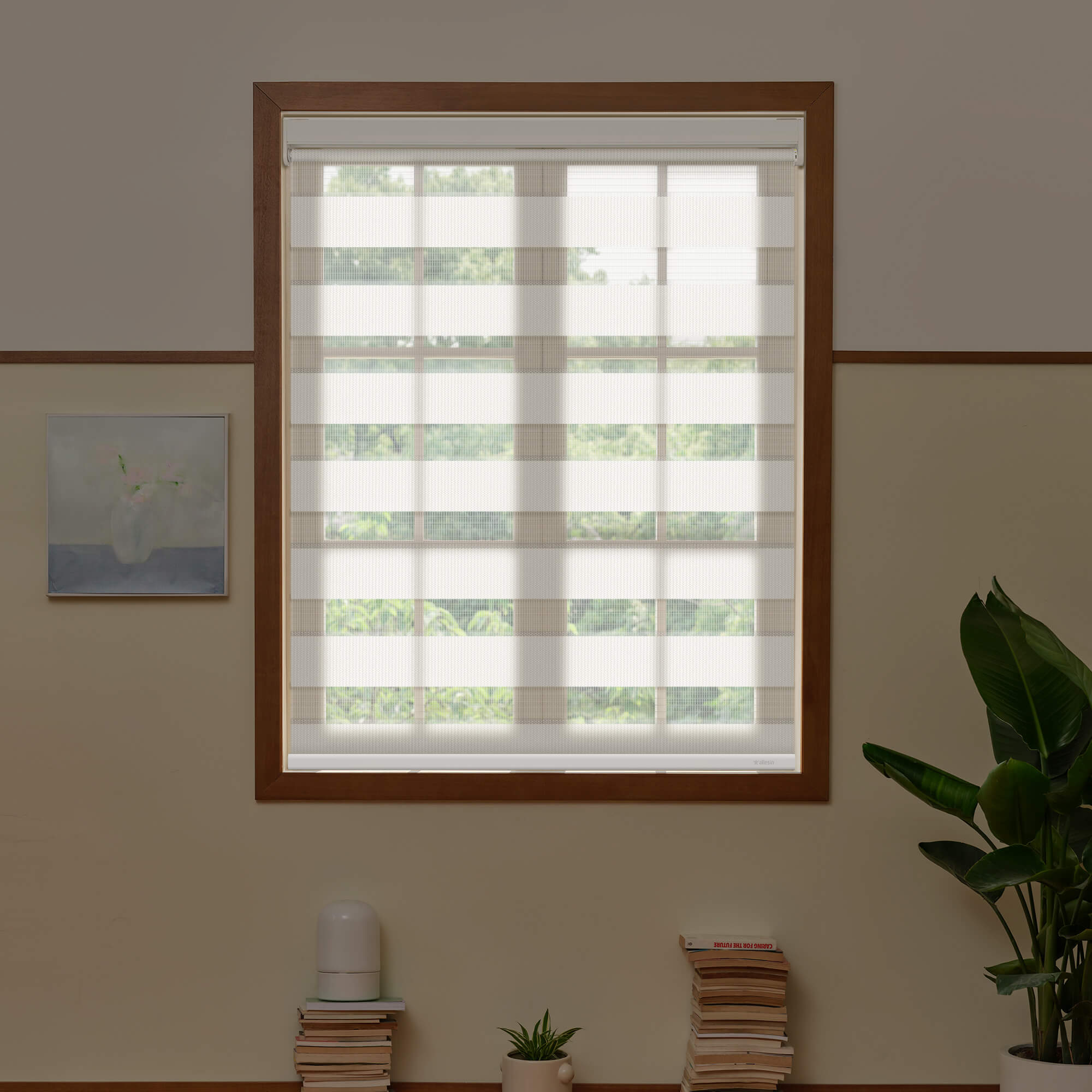 Allesin Motorized Zebra Shades