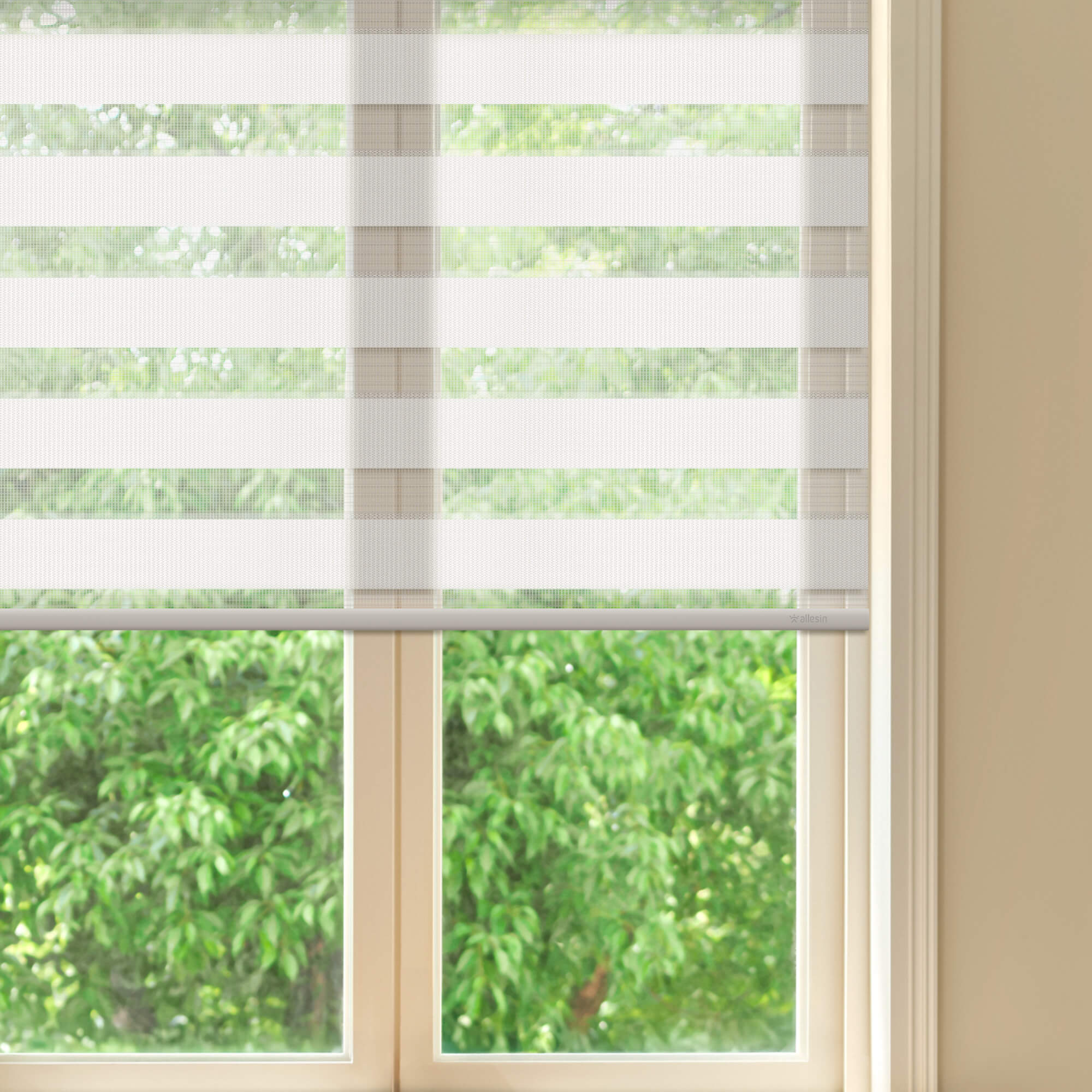 Allesin Motorized Zebra Shades