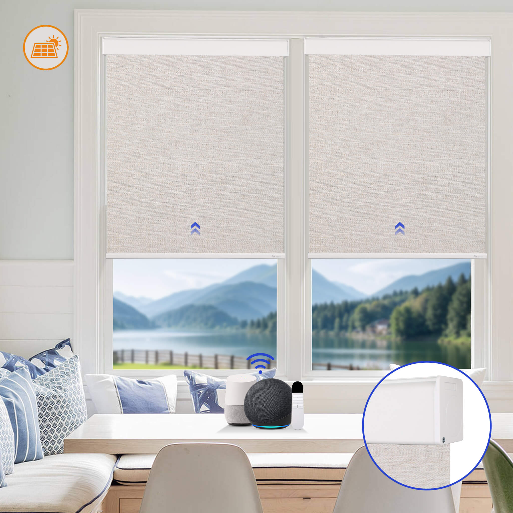 Allesin Blackout Roller Shades with Cassette (Pre-order)