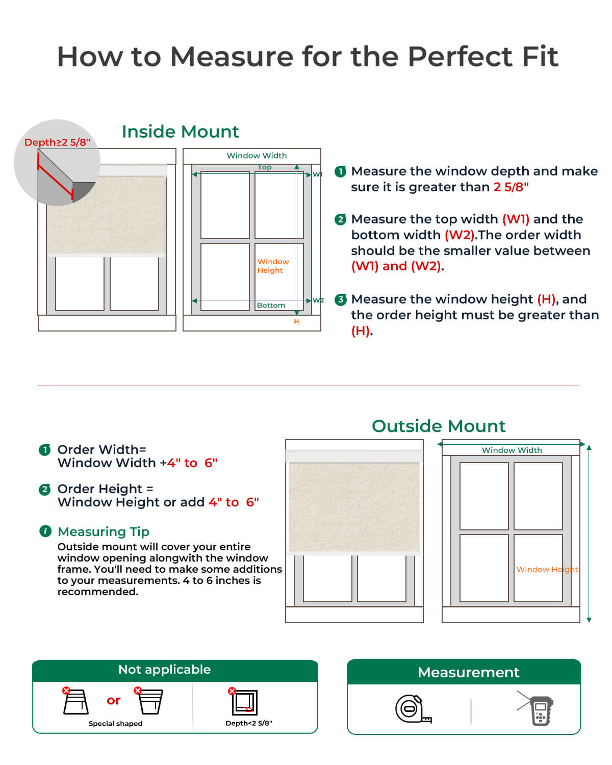 Allesin Motorized Blackout Roller Shades | Drill Needed | Standard Sizes