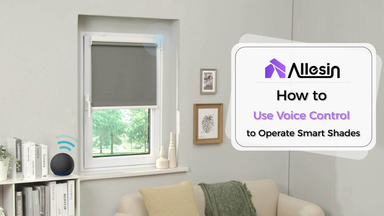 How to connect Allesin blinds to smart speakers