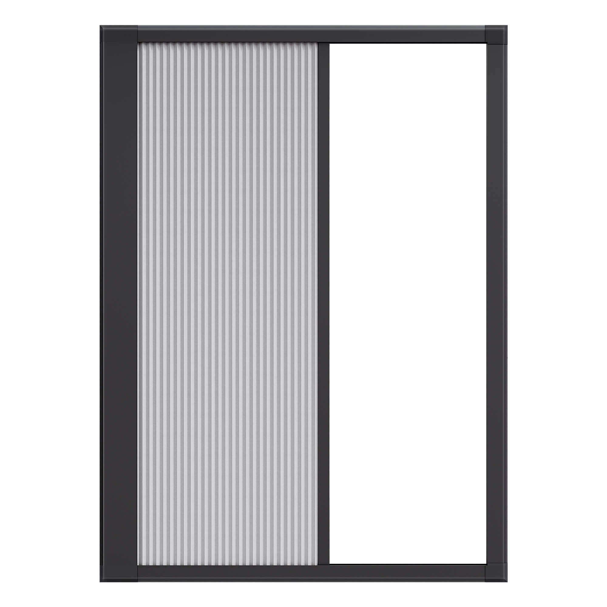 Allesin Motorized Side-Opening Blackout Honeycomb Shades | No-Drill Frame